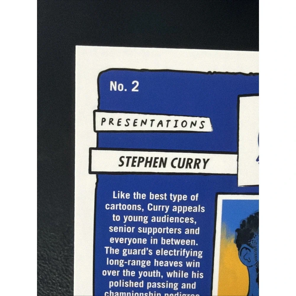 2023-24 Panini Premium Stock Presentations Stephen Curry #2 Warriors Insert GB